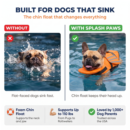 Splash Paws™ Chin Float Life Jacket